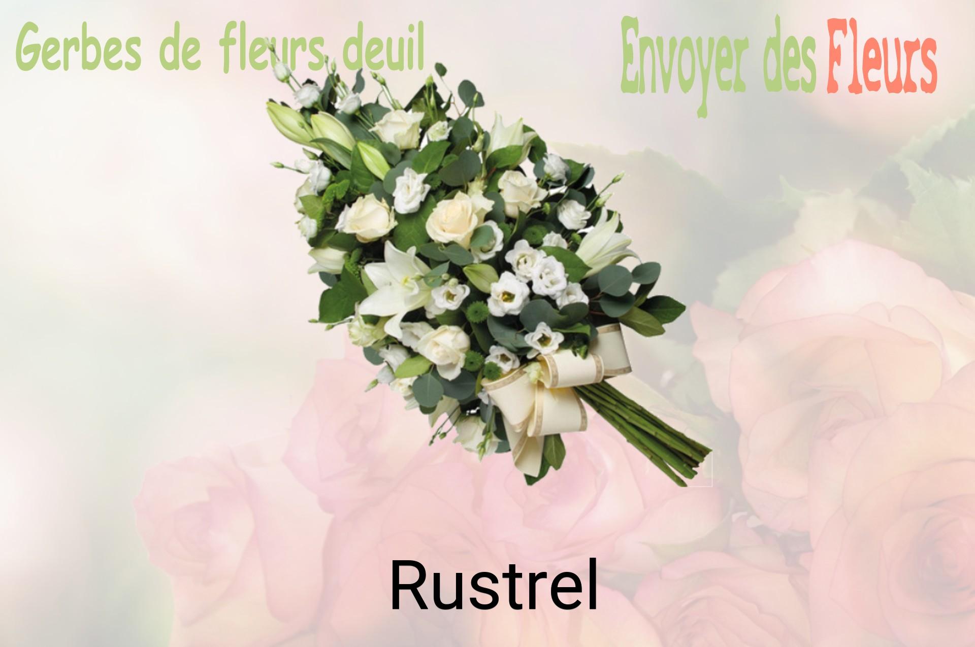 Gerbe de fleurs de deuil livrée à Rustrel